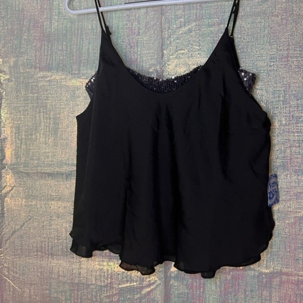 NWT Free People Intimately Free Sequin Crop Camisole size Small.